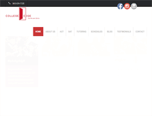 Tablet Screenshot of collegeedgeonline.com